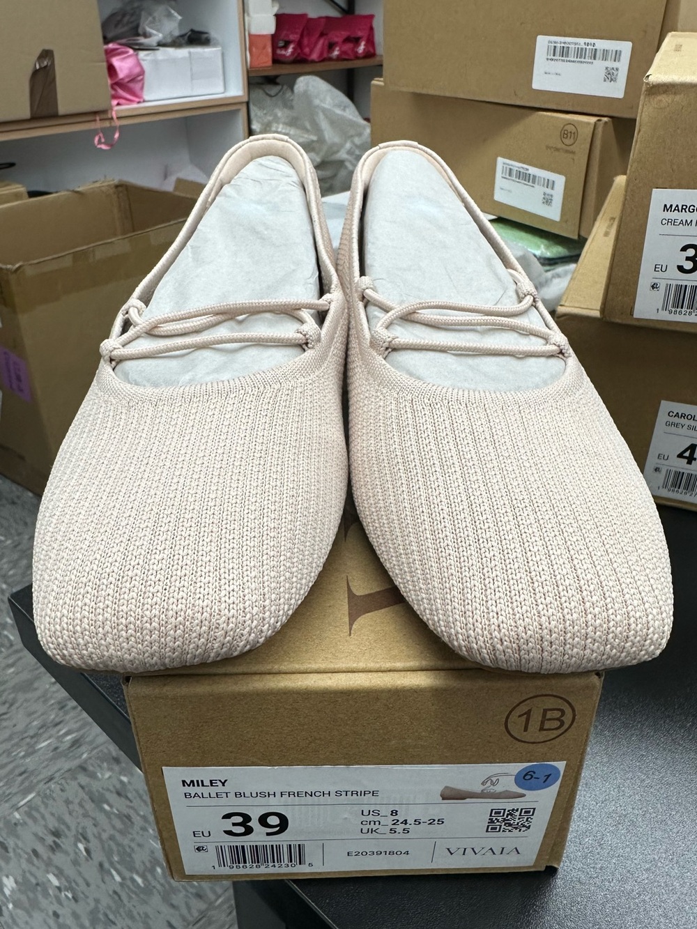 Vivaia MILEY Ballet blush French stripe